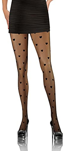 sesto senso Strumpfhosen Damen Muster 20 Den Transparent Feinstrumpfhose Gemusterte