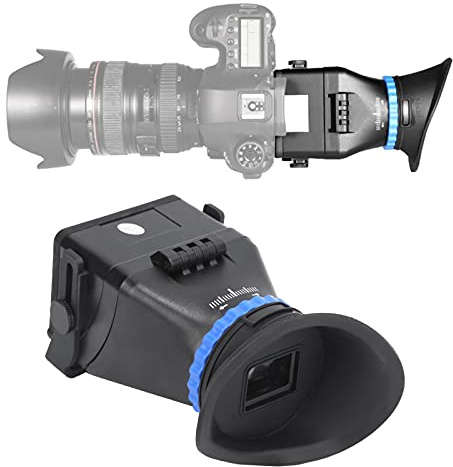 Akozon Tosuny DSLR Viewfinder, 3X Kamerasucher Kamera LCD-Sucher LCD-Bildschirm View Finder Extender ST‑1 Kamera-Bildschirmsucher für Kamera-Camcorder mit 3-Zoll/3,2-Zoll-SLR-Sucher