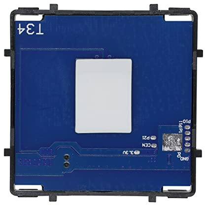 BSEED Smart Lichtschalter EU Standard 1 Fach 1 Weg Touch Unterputz Lichtschalter mit LED-Anzeige für DIY-Produkt Schwarz