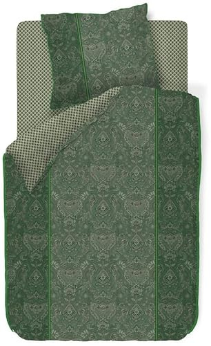 Pip Studio Perkal-Baumwolle-Kissenbezug einzeln Kyoto Nights Farbe Gr??n Gr??? e 80 x 80 cm
