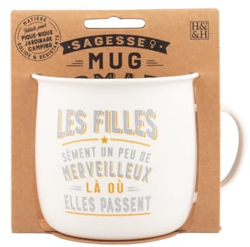 MUG NOMADE - Taza de té y café personalizada para niña - regalo para mujer