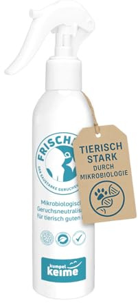 Frischling Geruchsneutralisierer Spray für Textilien und Räume | Mikrobiologischer Tier Geruchsentferner | Hunde & Katzen-Urin Enzymreiniger | 250 ml