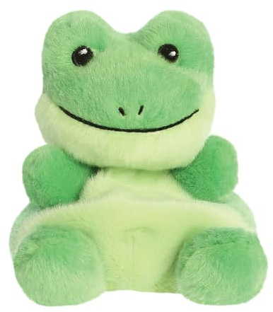 Aurora, 33720, Palm Pals Ribbits Frog 5In, Soft Toy, Green
