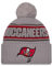 New Era Tampa Bay Buccaneers NFL 2024 Sideline Sport Knit Grau Bommelmütze - One-Size