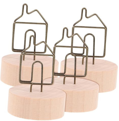 NUOBESTY 4pièces Porte-photos Créatif Avec Clip Pour Mémos Et Notes Accessoire Décoratif Pour Bureau Fête Et Maison