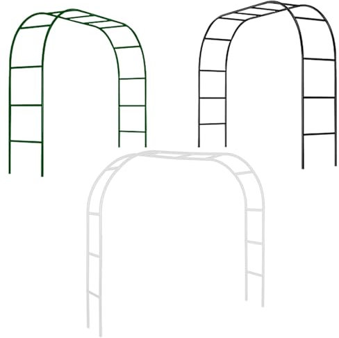 Arche de mariage en métal blanc avec fleurs de glycine artificielles élégantes pour décoration de jardin
