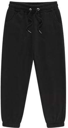 MIXLAC Boys Fleece Jog Pants Kids School PE Joggers Warm Sports Trousers Winter Bottoms Sweatpants