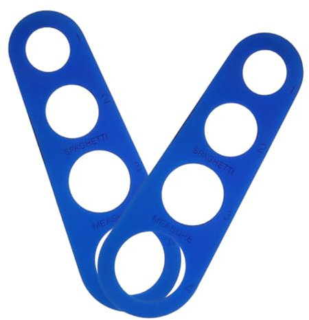 Gadpiparty 2pezzi Misuratore Rapido Per Alimenti in Acciaio Guida Per Misurare Spaghetti e Tagliatelle Strumento Da Cucina Per Pasta