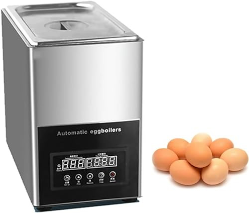OWOHYG Cuociuova Commerciale, Macchina cuociuova, Professionale, Grande capacità 9L, 50 Uova, cuociuova, Macchina per Uova Semi-sode, cuociuova Automatico