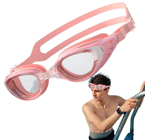 Manolyee Racing Swim Goggles | Soft Silicone Swim Glasses - No Leaking Clear Vision Diving Glasses, Water Play Accessories for Youth Teenagers Women Adults