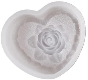 Stampi in silicone a forma di cuore rosa per sapone decorazione domestica stampi in silicone in resina epossidica per decorazione in gesso stampo per gioielli