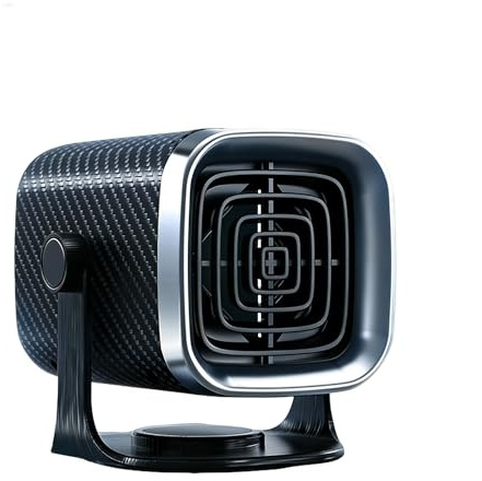 MRDEER Autoheizung, 12V 100W Tragbare Heizlüfter, 360 Rotation Standheizung, Heizung/Kühlung Car Windschutzscheibe Demister Heater, Entfroster, Für PKW, SUV