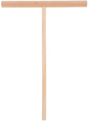 HEALSOPTHY Utensile per Crepe in Legno Beige per Cucina, Distributore di Impasto Uniforme per Pancake, per Padelle e Preparazione di Crepes Sottili