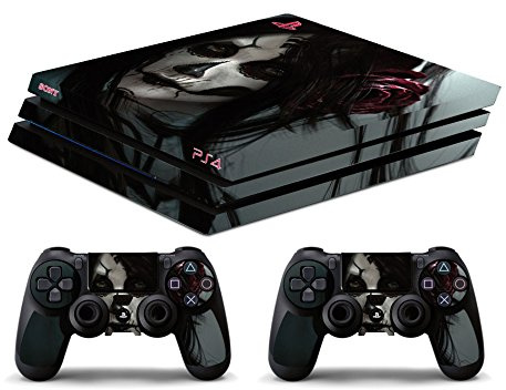 Skin Kompatibel für Ps4 PRO - Frau Totenkopf - Limited Edition Decal Cover Schutzhüllen Faceplates Bundle - Vinyl POLIERTEN