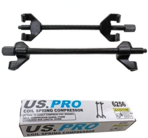 US PRO Heavy Duty Coil Spring Compressor 370mm 2pc Coil Spring Clamps 6256