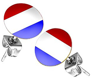 Piersando Ohrstecker Fahne Länderflagge Fanartikel