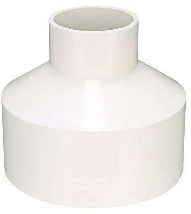 sourcing map PVC Kupplung Drehscheibe von Drehscheibe Rohr Adapter Verbinder Rohrverbinder 110mmx50mm