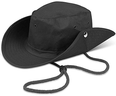 Ritte fiskarhattar, fiskarhatt strand vikbar buskhattar keps fiskarhatt utomhus solhatt elegant vikbar bred brätte unisex hatt vattentät snabbtorkande och UV-skydd, svart, L