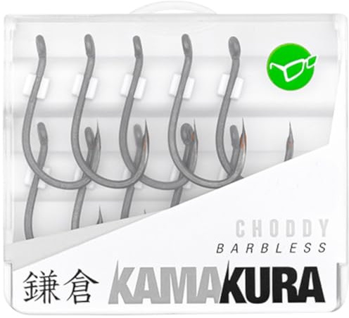 Korda Kamakura Choddy Karpfenhaken, Extrem scharfe Spitze für Chod Rigs