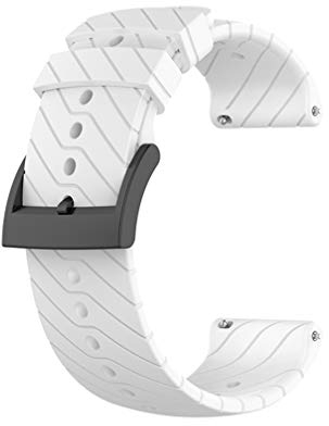 Muovrto Armband für Suunto 7/9/9 Baro,24mm Silikon Ersatzband Armbänder Sportarmband für Suunto Spartan Sport Wrist HR