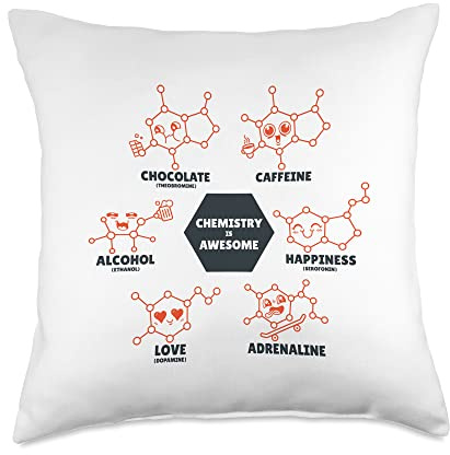Chemistry Teacher Chemical Joke Article Chemical Laboratory Throw Pillow