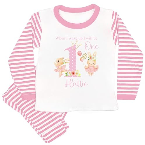 allaboutthebump Personalised Pink Ballerina Birthday Pyjamas When I Wake Up I Will Be...