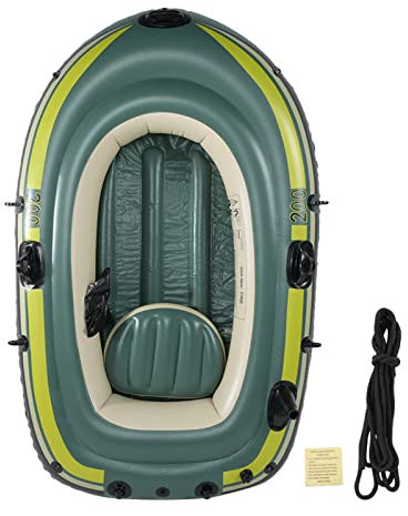 Schlauchboot, PVC Stabiles, Druckbeständiges Schlauchboot mit Schöner Luftdichtheit, Robustes, Stoßfestes Aufblasbares Kajak für 2 Personen, für Gelegenheitssurfen