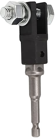 Saxdomkraft sockeladapter med 1/2 tums fäste för dubbla hål och ring saxdomkraft adapter slitstark robust höghållfast stålverktyg för bil domkraft