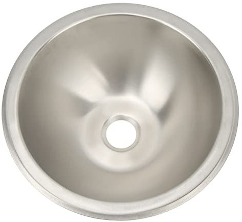 banapoy Wohnmobil-Küchenspüle, 10-Zoll-Edelstahl-Spülbecken mit Ablauf für Wohnmobil, Yachten, Boote, Marine, Klein Drop in RV Spüle Ersatz für das Waschen, Handwaschbecken