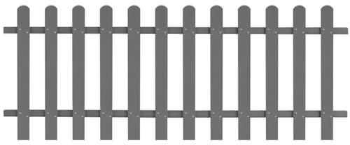 Chaduof Lattenzaun, Zaunelemente, Steckzaun, Teichzaun, Zaun Garten, Sicherheitszaun, Zäune Für Garten, Gartenzaun, WPC 200 x 80 cm