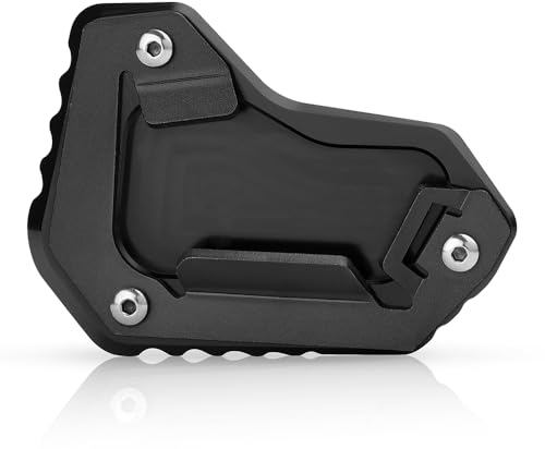 TREONK Motorrad Seitenständer Unterlage Ständerunterlage Seitenständer-Auflagevergrößerung für Tiger 1200 Explorer 2012 2013 2014 2015