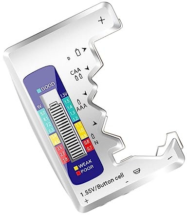 Uonlytech Electrician Battery Testing Machine Battery Hygrometer Tester Lightweight Design Easy to Store