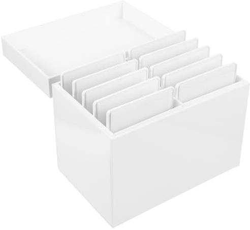 HONMEET Aufbewahrungsboxen Für Wimpern 10-fach Wimpern-aufbewahrungsbox Mit Ständer Acrylmaterial Haltbar Und Bruchsicher Großes Fassungsvermögen Für Make-up-organizer