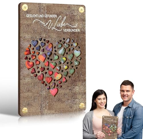 Sivono Geldgeschenk hochzeit, Hochzeit geldgeschenk, Personalisierte Grußkarte aus Holz im Kleinforma, Glückwunschkarte Geld Geschenke Hochzeitsgeschenk für Brautpaar Holz Hochzeitskarte