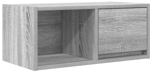 vidaXL TV-Schrank Grau Sonoma 60x31x25,5 cm Holzwerkstoff