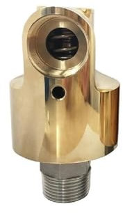 IndusTradCorp HD25 DN25 1 Zoll Drehgelenk, 360 Drehgelenk, Messingdrehverbindung, Wasser-Luft-Drehgelenk, Kupplung Spray Universal Connector(Right Thread)