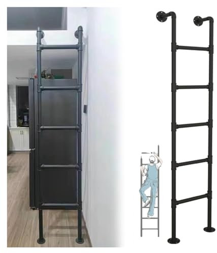 Hochbettleiter Zweiketten Etagenbettleiter, Ersatz-Etagenbettleiter, Wohnmobil-Etagenleiter, Kellerfenster-Ausstiegsleiter, Etagenleiter für Baumhaus-Hochbetten, Doppelbett, Klettern für Erw
