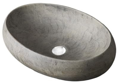 Xumh2024-3 Lavabo Salle de Bain Lavabo à Poser for Balcon extérieur, Salle de Bain intérieure, lavabo rétro for la Maison Vasque à Poser