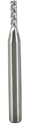 Culnflun Taglio del mulino finale, HSS 4 perforazione flauto BITS BITS 1/8 taglio Dia 1/4 gambo taglio 12 mm Profondità di taglio piatto per trapano inferiore per trapano in l