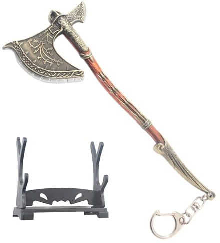 REPLIKSWORD God of War Hache Coupe Papier Leviahtan Ouvre Lettre Hache Kratos - 16cm