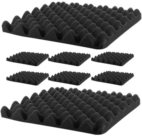WEKADRIN 8pcs Acoustic Soundproof Panels for Interior Walls Enhanced Soundproofing and Easy Installation, Soundproof Cotton Material for Recording Studios and Home Theaters