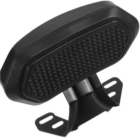 Respaldo del Pasajero Negro de Acero Inoxidable y Pp para Scooter | Funda Respaldo Asiento Coche, Fácil Instalación, Desmontable, Diseño Elegante, Amplia Compatibilidad