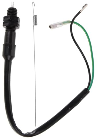 Amosfun Interrupteur de Frein Arrière pour Vtt et Quad, 2 Fils avec Ressort Intégré, Compatible Feu Stop Moto, Résistant et Facile à Installer, Adapté à Usage Hors-piste et Route