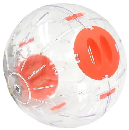 Grande Boule pour Hamster - Balle Transparente pour Petits Rongeurs | Fournitures pour Petits Animaux pour Jeu Intérieur Et Extérieur pour Chinchilla Cochon d'Inde Furet Gerbille Et Activité