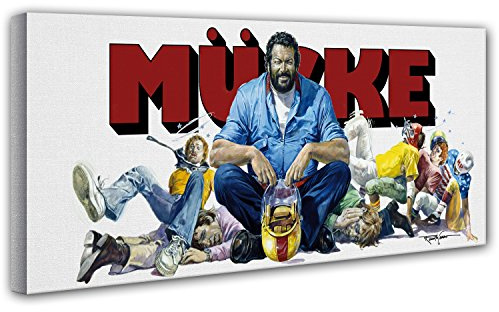Bud Spencer - Sie nannten ihn Mücke (Lo chiamavano Bulldozer) - Leinwand (120 x 50 cm)