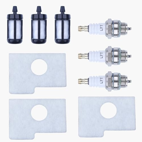 Haishine 3 x Kraftstofffilter Zündkerzen-Kit für STIHL 018 MS180 MS 180 Kettensäge Ersetzen Sie die neuen Teile # 1130 124 0800