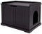 unipaws katzenschrank für katzentoilette, katzenklo Schrank mit Tür, Holz Katzenhaus für große Katzen, großem Stauraum, 75 x 53.5 x 51.5 cm, Braun