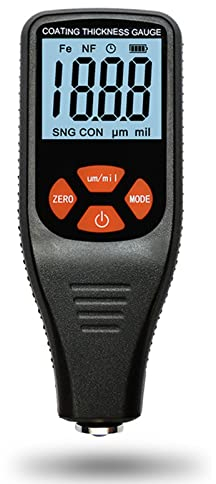 Schichtdickenmessgerät Autolack-Schichtdickenmessgerät Handheld, Dickenmessgeräte Auto Fe & NF 2-in-1 Messung 0-1300 um / 0-51,2 mil