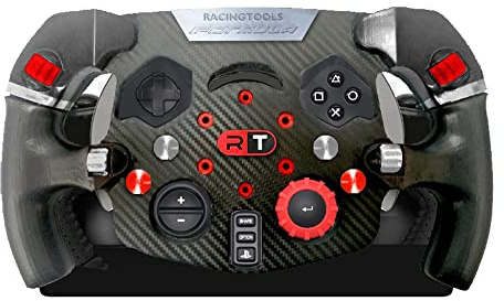 RacingTools Lenkradkranz Formula für Logitech G29/G923 – Simracing Lenkrad-Ersatz, Starre Monoblock-Bauweise