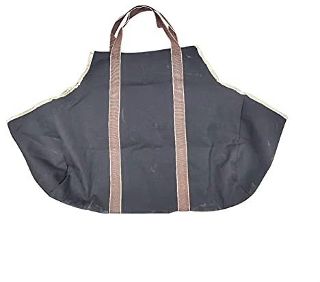 luckxuan Brennholzsack/Holzkorb Große Leinwand Brennholz Träger Einkaufstasche Indoor Kamin Camping Outdoor Halter Tragen Aufbewahrungstasche Holz Canvas Tasche Brennholz Log Tragetasche